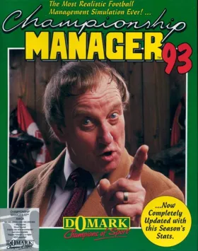 Championship Manager '93_Disk2 box cover front